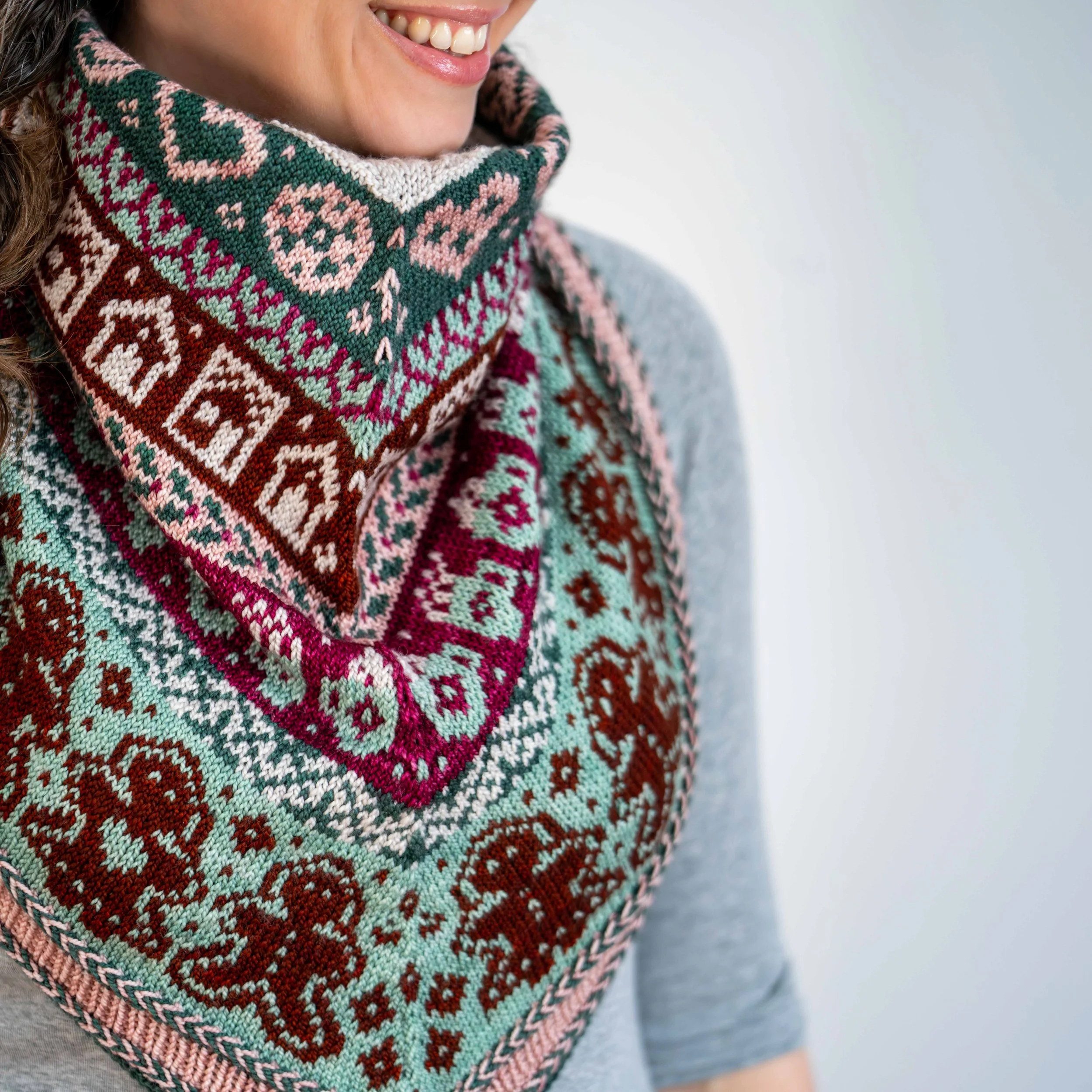 Gingerbread MKAL Cowl — Tellybean Knits